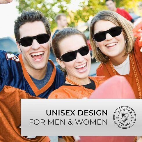 نظارة شمسية Siskiyou NCAA من الكروم الأسود مع حزمة مشبك قناع - حماية من الأشعة فوق البنفسجية - عدسات غير مستقطبة - نظارة شمسية واضحة الرؤية (Texas A&M Aggies - أسود) in Kuwait