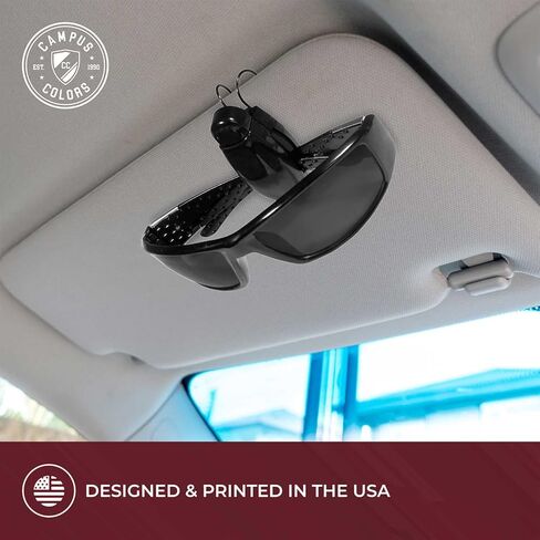 نظارة شمسية Siskiyou NCAA من الكروم الأسود مع حزمة مشبك قناع - حماية من الأشعة فوق البنفسجية - عدسات غير مستقطبة - نظارة شمسية واضحة الرؤية (Texas A&M Aggies - أسود) in Kuwait