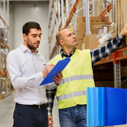 4 حزم 1 بوصة الموثق مع جيب 3 حلقة الموثق للمدرسة الأزرق البلاستيك المرن الموثق الدائري المدرسة الموثق دفتر غطاء ناعم الموثق لمستلزمات ورقة المكتب in Saudi Arabia
