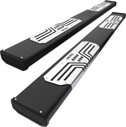 OEDRO 6.5" Running Boards Compatible with 2019-2024 Dodge Ram 1500 Crew Cab (Excl. 19-23 Classic), Silver Textured Aluminum Alloy Side Step Nerf Bars in Saudi Arabia