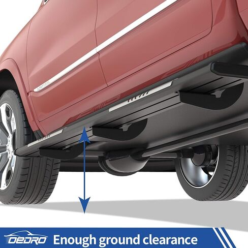 OEDRO 6.5" Running Boards Compatible with 2019-2024 Dodge Ram 1500 Crew Cab (Excl. 19-23 Classic), Silver Textured Aluminum Alloy Side Step Nerf Bars in Saudi Arabia