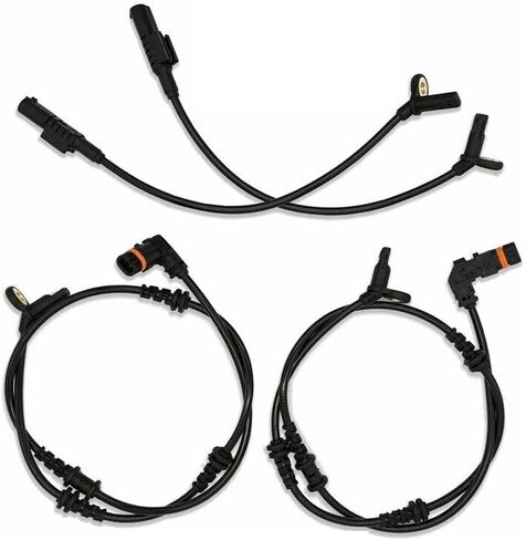 Amrxuts 4Pcs 1645400717+1645400917 Front Rear ABS Wheel Speed Sensor for Mercedes-Benz ML320 ML350 ML450 ML500 ML550 ML63 AMG R320 R350 R500 R63 AMG W164 GL320 GL350 GL450 GL550 in Saudi Arabia