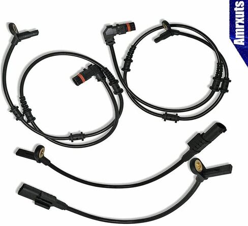 Amrxuts 4Pcs 1645400717+1645400917 Front Rear ABS Wheel Speed Sensor for Mercedes-Benz ML320 ML350 ML450 ML500 ML550 ML63 AMG R320 R350 R500 R63 AMG W164 GL320 GL350 GL450 GL550 in Saudi Arabia