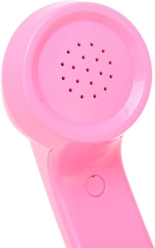 Jiawu Vintage Retro Telephone Handset, Cell Phone Receiver MIC Microphone Speaker for Cellphone, Smartphone and Computers, Old Telephone Headse with 3.5 mm Socket (Black) in Kuwait