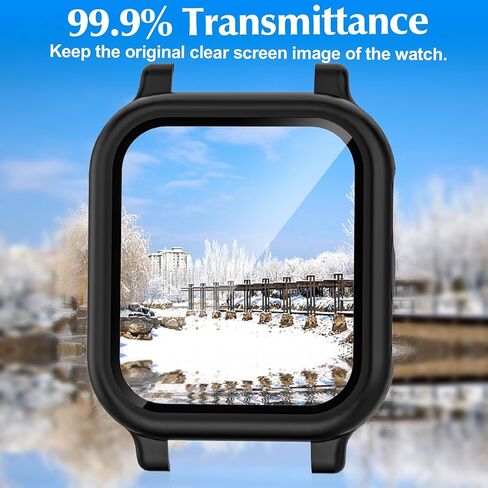 3 Pack Protective Case Compatible with Gabb Watch 3 Screen Protector, Hard PC Bumper Cover Built-in Tempered Glass Compatible for Gabb Kids Watch 3 Accessories（NOT Compatible for Gabb Watch 2/1） in Kuwait