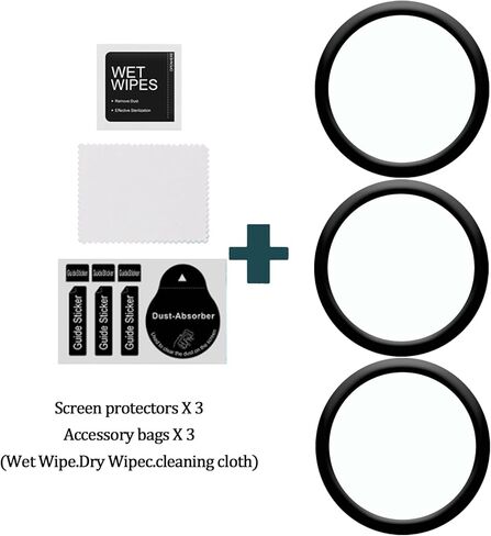 [3 عبوات] LCTONG متوافق مع واقي شاشة SAMSUNG Galaxy Watch 4 مقاس 44 مم، أقصى تغطية، مضاد للخدش، خالٍ من الفقاعات، منحني ثلاثي الأبعاد، واقي شاشة مرن عالي الدقة لساعة Samsung Galaxy Watch 4 44 مم in Kuwait