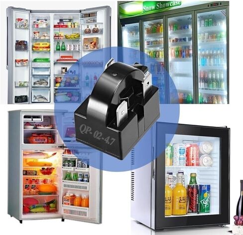 بدء تشغيل ضاغط الثلاجة PTC 3Pin QP2-4.7 متوافق مع الثلاجات الصغيرة والثلاجات المدمجة والمبردات وثلاجات البيرة وثلاجات النبيذ (عبوتان) in Kuwait