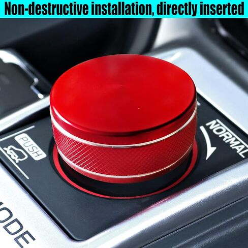 Sport Red Subaru Accessories, for Subaru Forester 2019-2023, Crosstrek 2018-2023, Subaru Impreza Accessories 2017-2023, Interior Trim Air Conditioner Switch Ring 3pcs Red in Saudi Arabia