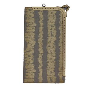 Wallet Phone Case Gold Clutch Glitter Fabric Vegan Pouch