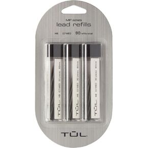 TUL® Lead Refills, 0.7 mm, HB Hardness, 30 Leads Per Tube, Pack Of 3 Tubes