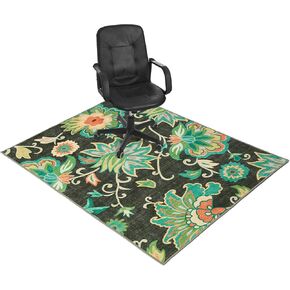 FUANGUI Office Chair Mat for Hardwood Floor/Tile Floor 36"x48", Desk Chair Mat for Rolling Chairs, Computer Gaming Chair Mat Office Rug Anti Slip, Non-Curve, Floor Protector for Home Office Gift