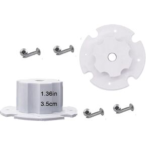 2 Pcs Car Tire Adapter 3.5CM Connection Clip,Equipped with 8 Fixing Screws,Transmission Gear External Gear Accessories Connect Gearbox Motor and Wheels for Kids Powered Ride-On Accessories