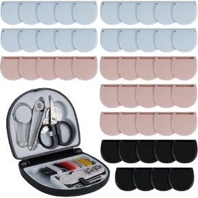 BEAUTIFABLE 50 Pack Mini Travel Sewing Kit, Portable Emergency Sewing Repair Kit with Threads Scissors Hand Sewing Needles, Travel Sewing Kit for Beginner Traveler Hotel Charity Homeless