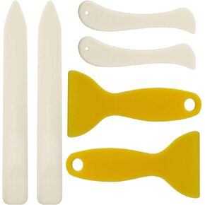 XGNG 12PCS Plastic Crease Tool Folding Bookbinding Tool Crease Makers Scoring Tool Paper Creaser Folding Bookbinding Tool Origami Tools for Making Paper Crafts Quilting Leathercraft Bookbinding