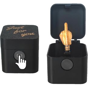 NeoJoy Middle Gifts Finger in a Box Gag Gifts Funny Pop Up Inappropriate White Elephant Gift Idea for Adults