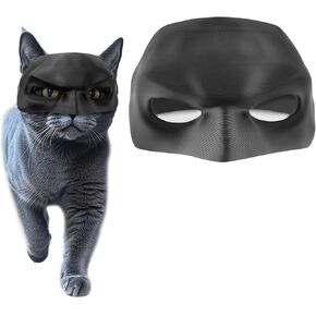 Pet Cat Bat Mask, Multicolour Bat Cat Mask Cosplay Hat, BatCat Avenger Mask Funny Festival Costumes Accessories for All Cats