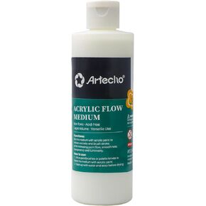 Artecho صب التأثيرات المتوسطة 8oz / 236ml ، متوسط ​​الأكريليك لطلاء الأكريليك ، طلاء الأكريليك المتميز