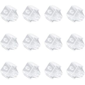12PCS الأشرطة بوزيت بديل ، جوهر الأشرطة البلاستيكية لفة إدراج الشريط الموزع إكسسوارات أجزاء حامل الشريط لمستلزمات المنازل المكتبية المدرسية (شفافة)