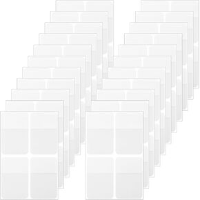 480pcs علامات تبويب لزجة ، علامات تبويب فهرس قابلة للكتابة ، علامات تبويب دفتر الملاحظات القابلة لإعادة وضعها كتب لزجة علامات تبويب أبيض لعلامات المجلدات المستندات المستندات الكتب ، 1.57 × 1.02 بوصة