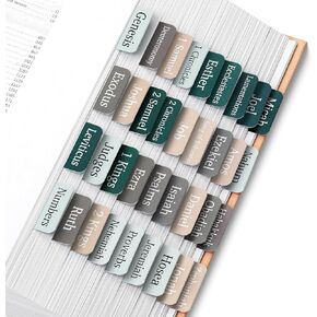 Mr. Pen- Bible Tabs, 75 Tabs, Winter Wood, Laminated Bible Tabs for Women and Men, Bible Tabs for Study Bible, Bible Index Tabs, Bible Book Tabs, Bible Labels Tabs, Mr Pen Bible Tabs