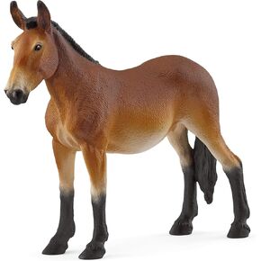 Schleich Farm World - Large 5" Mule Toy for Kids. Realistic, Hand-Painted Farm Animal Toys for Boys and Girls. Fun Educational Figure for Screen-Free, Imaginative Learning for Children Ages 3+ 14887