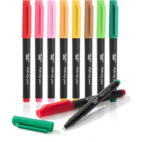 Mr. Pen- Felt Tip Pens, 8 Pack, 0.7mm Colorful Felt Pens, No Smear, Quick Dry