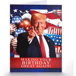 بطاقة عيد ميلاد Trump مضحكة ، فكاهة دونالد ترامب بطاقات عيد ميلاد سعيد للنساء ، بطاقة تهنئة عيد ميلاد ترامب للزوج زوجة ، بطاقات هدايا أعياد الميلاد ترامب لها معجبين الأصدقاء