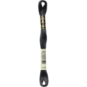 DMC 117-3799 Mouline Stranded Cotton Six Strand Embroidery Floss Thread, Dark Pewter Grey, 8.7-Yard