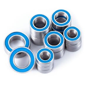 Steel 18pcs Sealed Bearings for Losi 1/16 Mini-B Mini-T Off-Road RC Car Accessories Replacement Upgrade Part