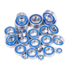 25pcs Rubber Sealed Steel Bearing Kit for Losi 1/6 Super Rock Rey SRR RC Car Upgrade Parts