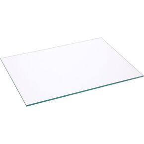 Plymor 6" x 8" Rectangle, 3mm Thick Non-Beveled Clear Glass