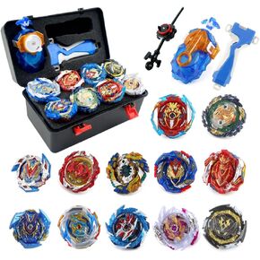 Bey Battling Blades Spinning Tops, Battle Gyro Top Set, Burst Battling Set, Launchers Grip Starter, Battling Top Burst Blade Toy Great Birthday Gift Present for Children Kids Boys Ages 6 8 10+