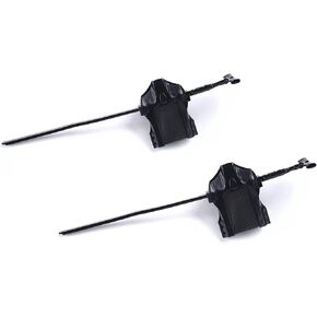 2 Pack Metal Fusion Launchers (Only Compatible with Metal Fusion Bey), Bey Gyro Blades Launcher, Spinning Tops Accessories(Black)