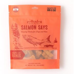Polkadog Chicken Littles Bone Shaped Dog Treats, Cat Snacks – All-Natural Pet Treats for Kittens, Puppies – Bite-Sized, Crunchy Snack for Dogs, Cats – 3 Ingredients – 7oz