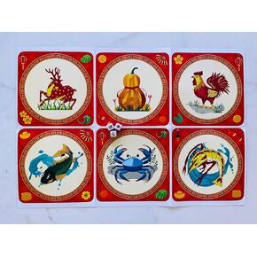 Gourd Crab Shrimp Fish Game_BAU Cua Ca Cop Vietnamese Game_Chuck A Luck Game_Klah Klok_BAU Ca Tom Cua Game