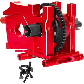 RC Center Differential Mount & Cover & Motor Mount & 50T Diff Gear Upgrades for Arrm a 1/8 Kraton 6S BLX Outcast 6S BLX Typhon 6S BLX Talion 6S BLX,Red