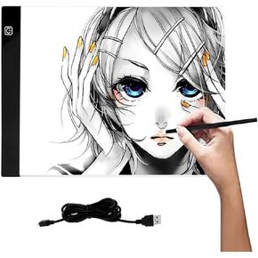 Wdcfxy A4 LED Light Box Tracer USB Power Adjustable LED Light Tablet Board Pad Light Board for Diamond Art Kits for Adults
