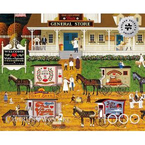 Buffalo Games - Silver Select - Charles Wysocki - Storin' Up - 1000 Piece Jigsaw Puzzle for Adults -Challenging Puzzle Perfect for Game Nights - Finished Size is 26.75 x 19.75