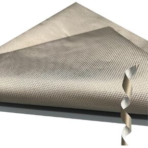 Faraday Fabric Kit (44" W × 108" L Fabric + 108" L Tape).Multi-Purpose Conductive Cloth.Premium Soft Material Easy to Cut for DIY Faraday Bags.RFID Fabric.