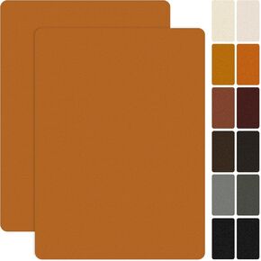 2PCS Leather Repair Patches, 8 * 11 Inch Self-Adhesive Leather Couch Repair Patch, Leather Sticker Patch for Couch, Car Seats, Furniture(Beige)