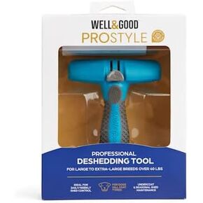 أداة Deseshedding Deshedding الخاصة بشركة Wellness & Good Prostyle للسلالات الكبيرة إلى X-Large