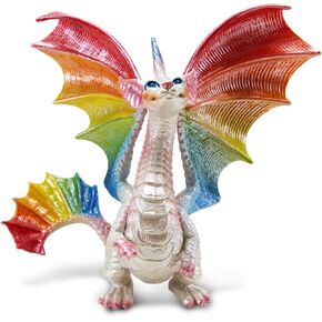 Safari Ltd. Fairy Rainbow Dragon - 6.5" Fantasy Figure - Mythical Toy for Boys, Girls, and Kids Ages 3+