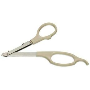 Skin Staple Remover Scissor Beige Handle