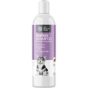 Tearless Dog Shampoo & Puppy Conditioner - Gentle Puppy Shampoo and Conditioner for Puppies and Kittens - Tearless Dog Shampoo and Conditioner for Puppies - Fruity Scent - 16 oz