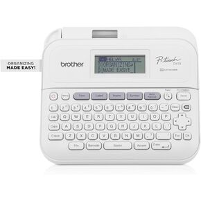 Brother P-Touch PT-D410 Home / Office Advanced Label Maker | Connect via USB to Create and Print on TZe Label Tapes up to ~3/4 inch, White
