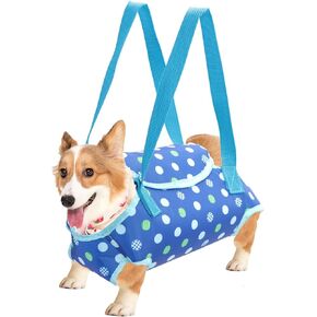 Dog Sling,Dog Sling Carrier for Small Dogs,Soft and Comfortable Can Take Cats and Dogs Out for a Walk,2-In-1design, Can be Carried on The Back or in The Hand,L