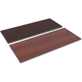 Alera ALETT6024CM 59.5 in. W x 23.63 in. D Rectangular Reversible Laminate Table Top - Medium Cherry/Mahogany