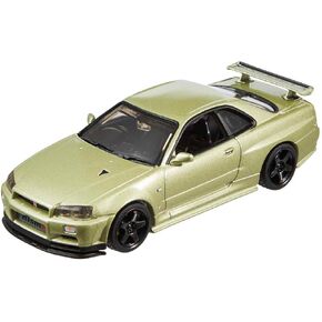 Hot Wheels Real Riders Nissan Skyline GT-R (BNR34) V-Spec II Nur with NISMO Parts 1:43 Scale Die Cast Car