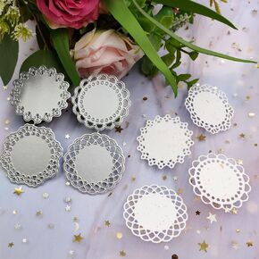Cutting Dies Handmade DIY Paper Cards Album Decoration Stencils Template Embossing for Card Scrapbooking Craft (Square-Self)