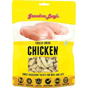 Grandma Lucy's - Singles Chicken Pet Treats – 3.5Oz, yellow, 4 Ounce (Pack of 1)